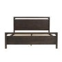 Dark Wood King Size Wooden Bed Frame - Vixen