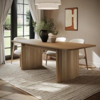 Large Rustic Oak Extendable Dining Table - Seats 6 - 8 - Wave