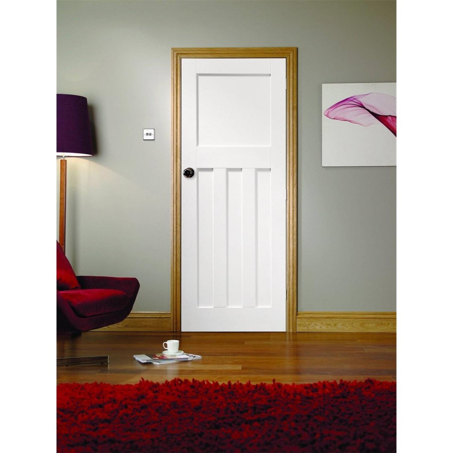 Internal White Primed FD30 Fire Door - 1981 x 762 x 44mm - DX - XL Joinery