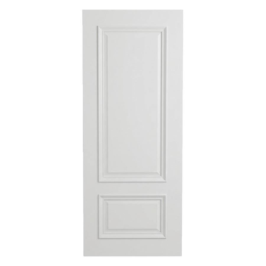Internal White Primed 2-Panel Door with Raised Mouldings - 1981 x 762 x 35mm - Nelson - XL Joinery