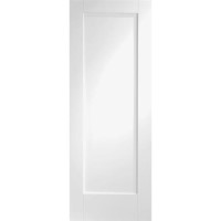 Internal White Primed One-Panel FD30 Fire Door - 1981 x 762 x 44mm - Pattern 10 - XL Joinery