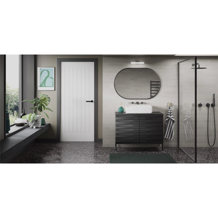 Internal White Primed Cottage Door - 1981 x 610 x 35mm - Suffolk - XL Joinery