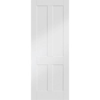 Internal White Primed Victorian 4-Panel Shaker Door - 1981 x 610 x 35mm - Victoria - XL Joinery