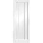 Internal White Primed 3-Panel FD30 Fire Door - 1981 x 838 x 44mm - Worcester - XL Joinery