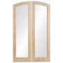 XL Joinery Glazed Clear Pine Newland Arched Rebated French Pair