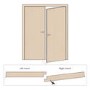 XL Joinery Glazed Clear Pine Newland Arched Rebated French Pair