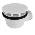 WW90 90mm White Shower Tray Waste 