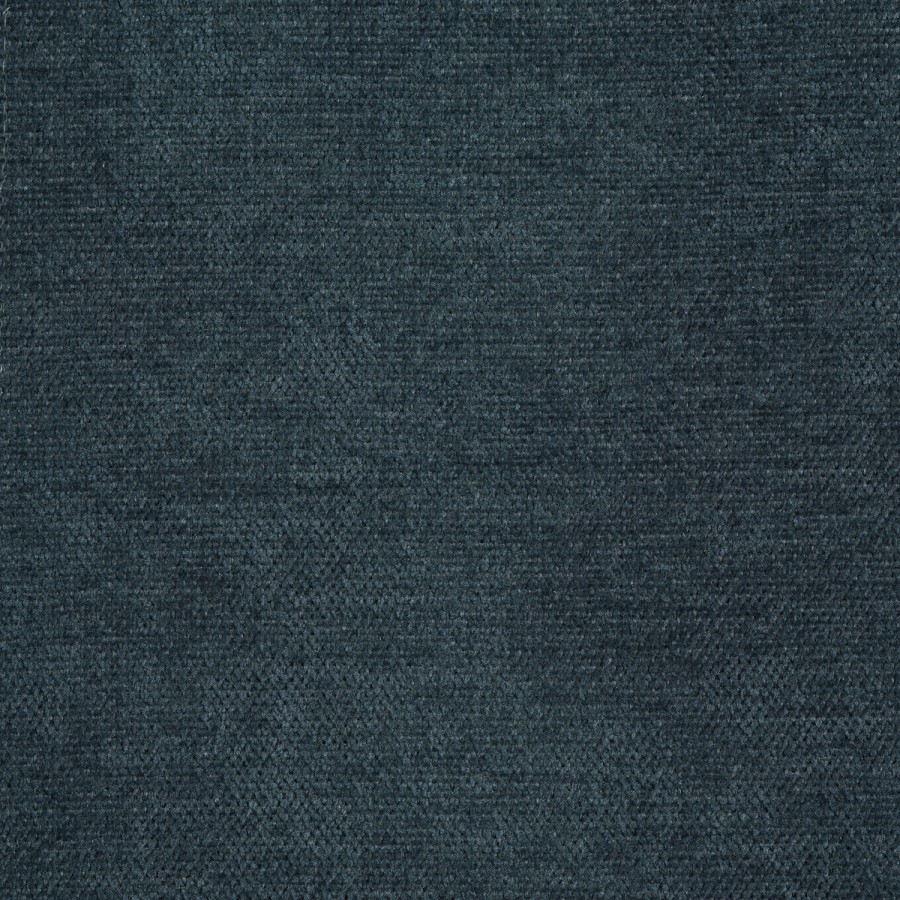 Blue Upholstered Single Ottoman Bed with Curved Headboard - Zara