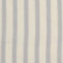 Cream and Grey Striped King Size Ottoman Bed With Curved Headboard - Zara