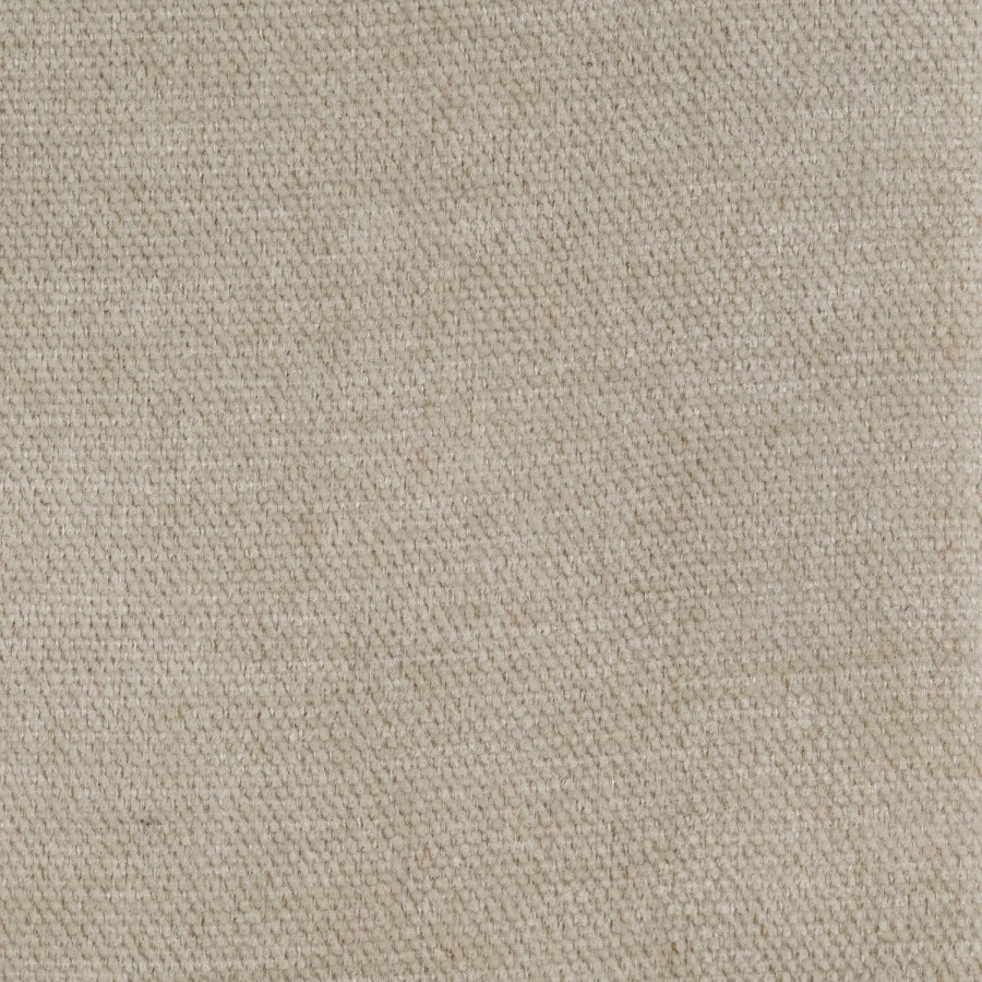 Beige Upholstered Small Double Ottoman Bed with Curved Headboard - Zara