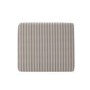 Beige Chenille Striped Armchair - Zeke