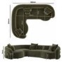 Green Velvet Left Hand Facing 4 Seater Curved Corner Sofa - Zuri