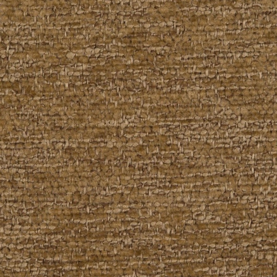 Modern Caramel Brown Chenille Armchair with Cushion - Zuri