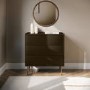 Khaki Green Modern 3 Drawer Chest of Drawers - Zane 