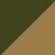 Olive green and Gold