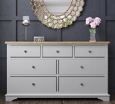 Grey Chests of Drawers.