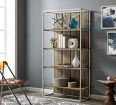 Oak Shelving.