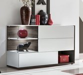 White Display Cabinets.