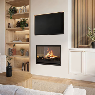 Fireplaces.