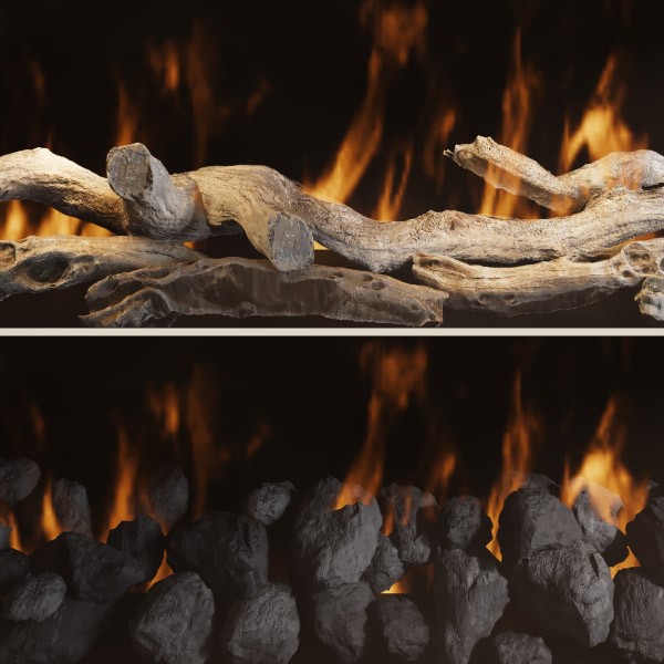 Charcoal and Logs