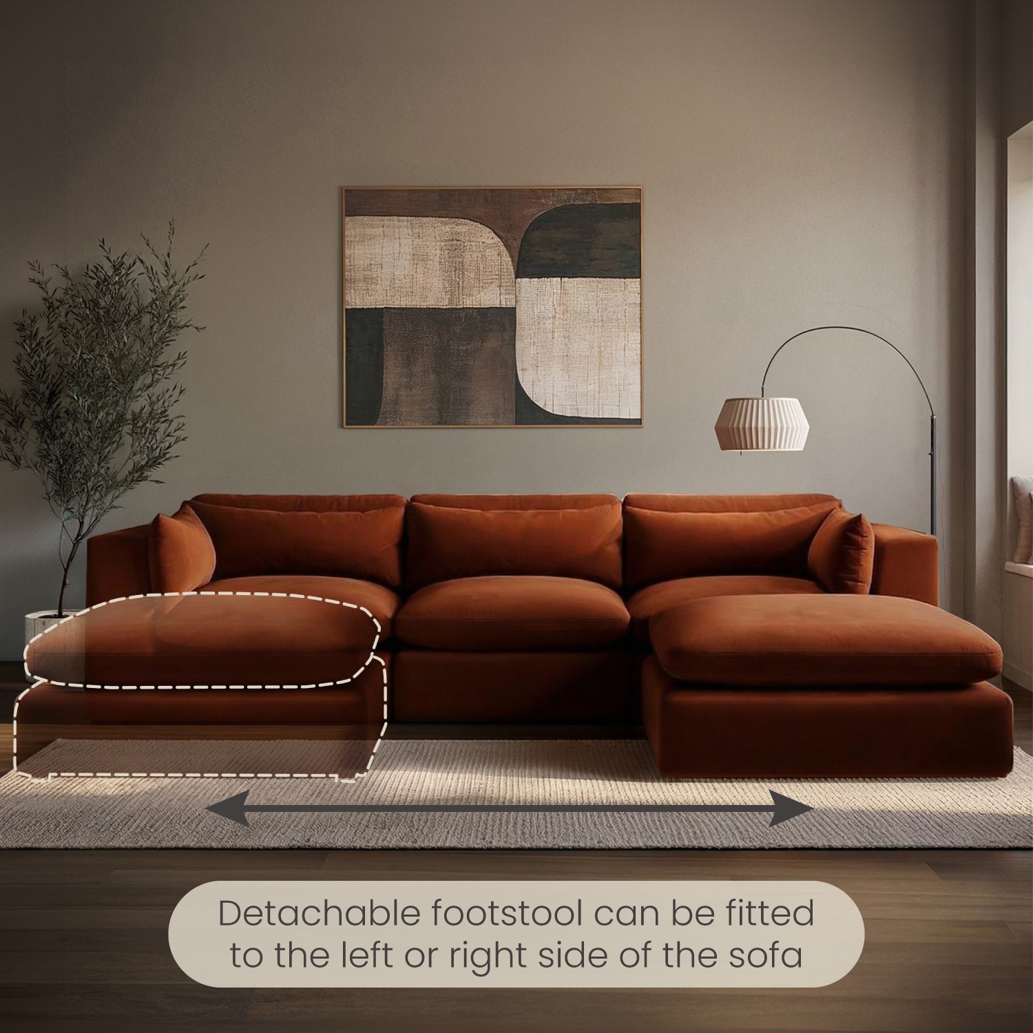 Moveable Sofa Chaise