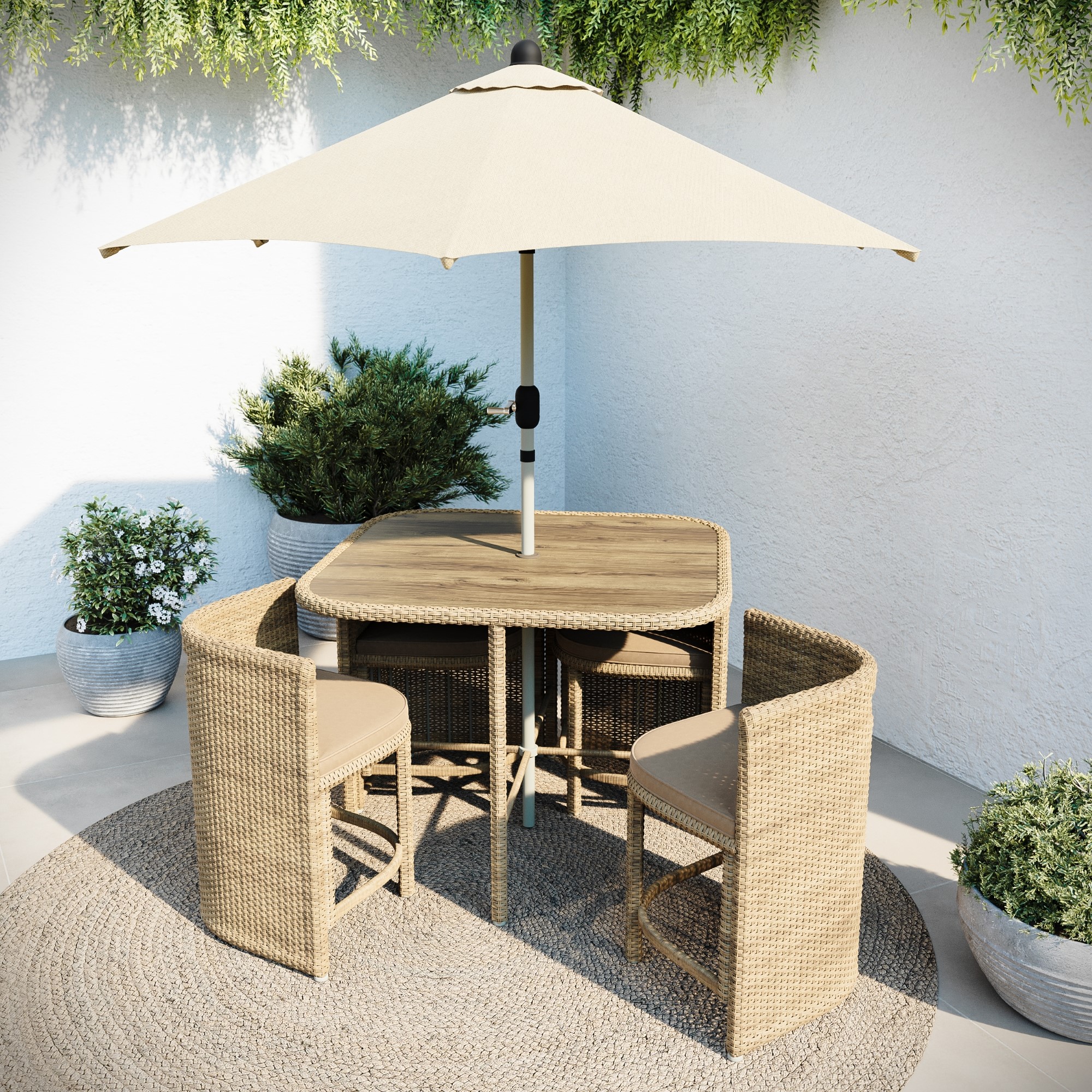 4 seater Cube Set