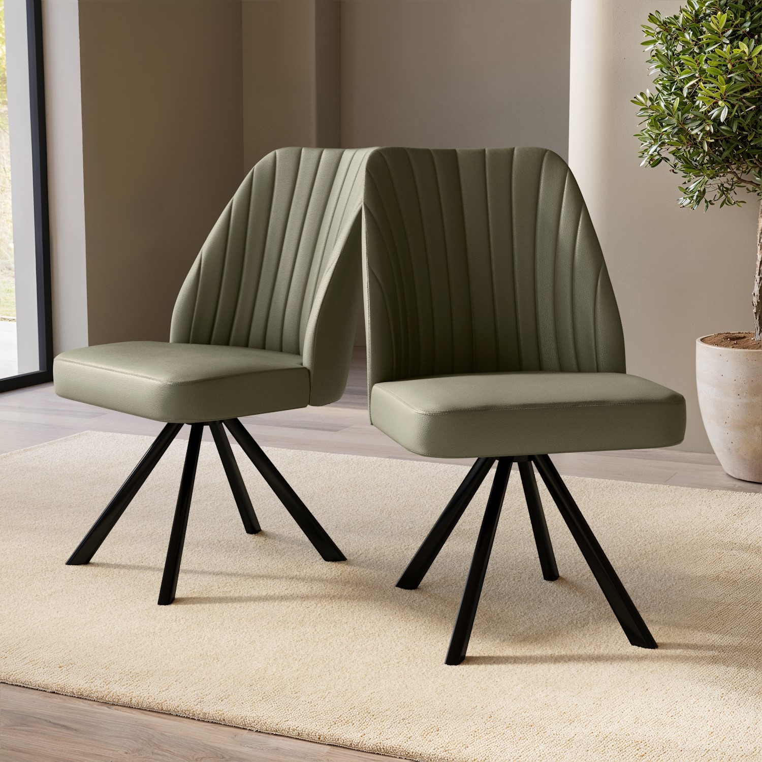 Green Dining Chairs