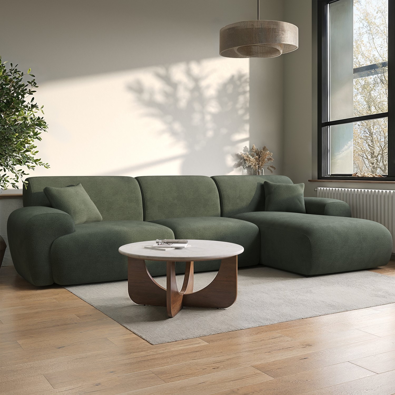 Curved Sofa Design