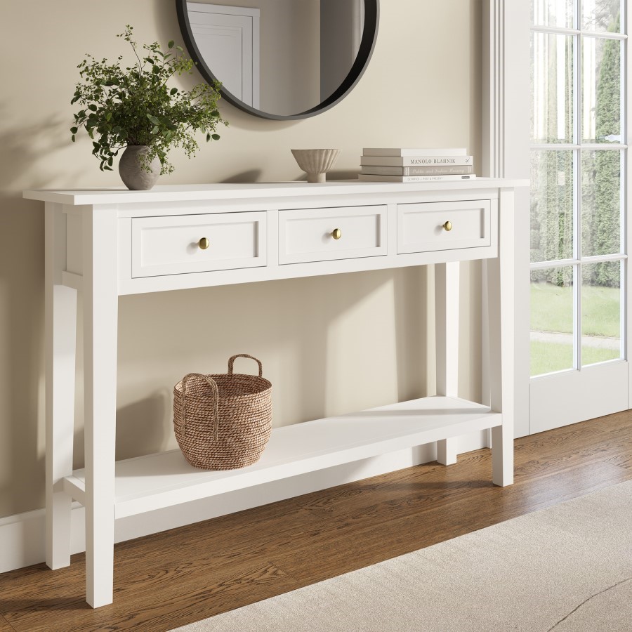 White Hall Tables